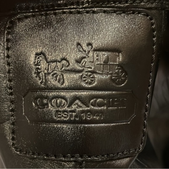 💎 BIKER 💎 COWHIDE LEATHER COACH BOOTS - Picture 9 of 11